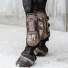 Kentucky Horsewear Stinchiere Velcro Marrone