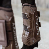 Kentucky Horsewear Stinchiere Velcro Marrone