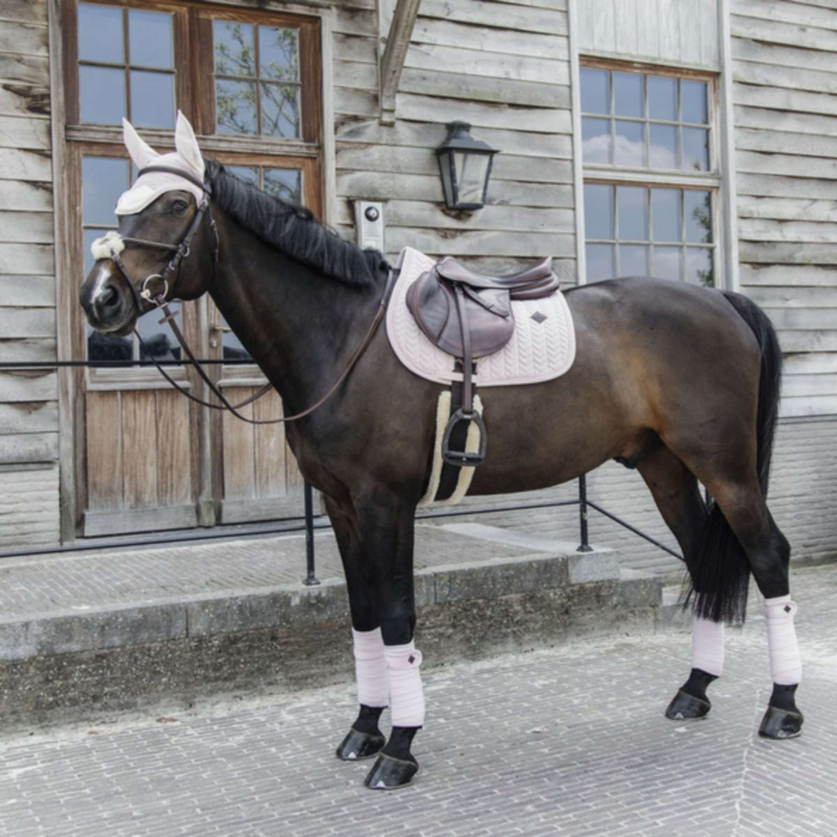 Kentucky Horsewear Sottosella Velvet Pearls Springen Soft Rose
