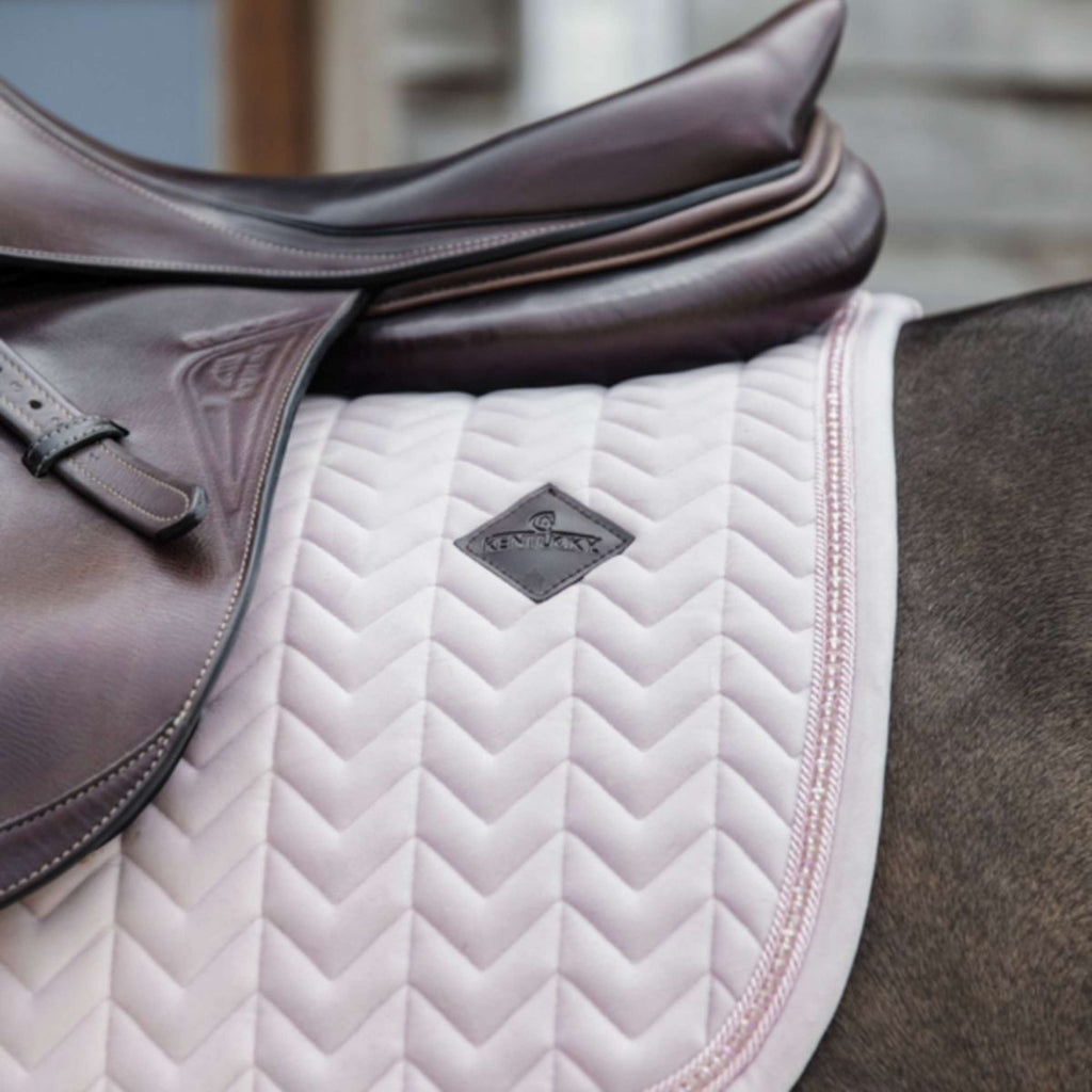Kentucky Horsewear Sottosella Velvet Pearls Saltando Soft Rose
