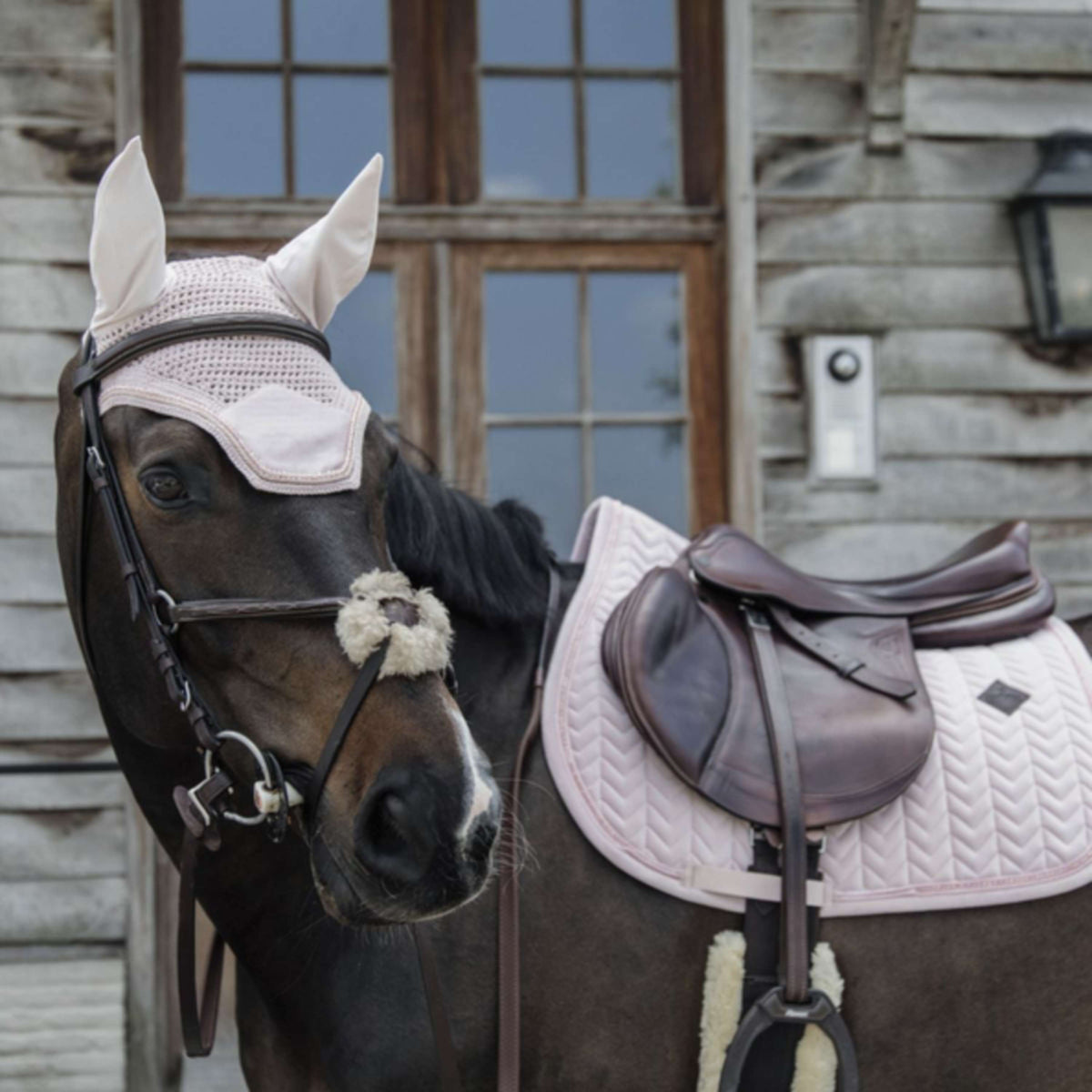 Kentucky Horsewear Sottosella Velvet Pearls Springen Soft Rose
