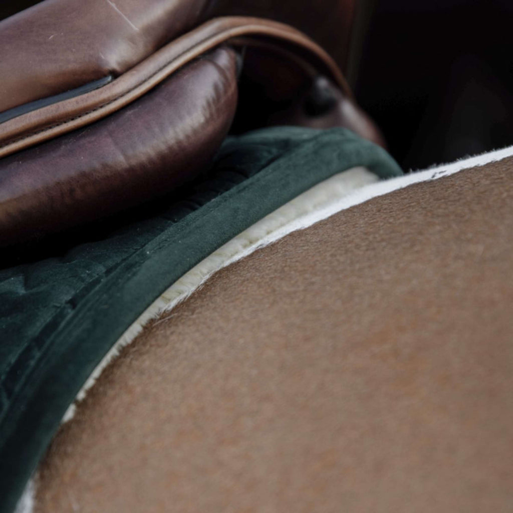 Kentucky Horsewear Sottosella Skin Friendly Velvet Saltando Pine Green