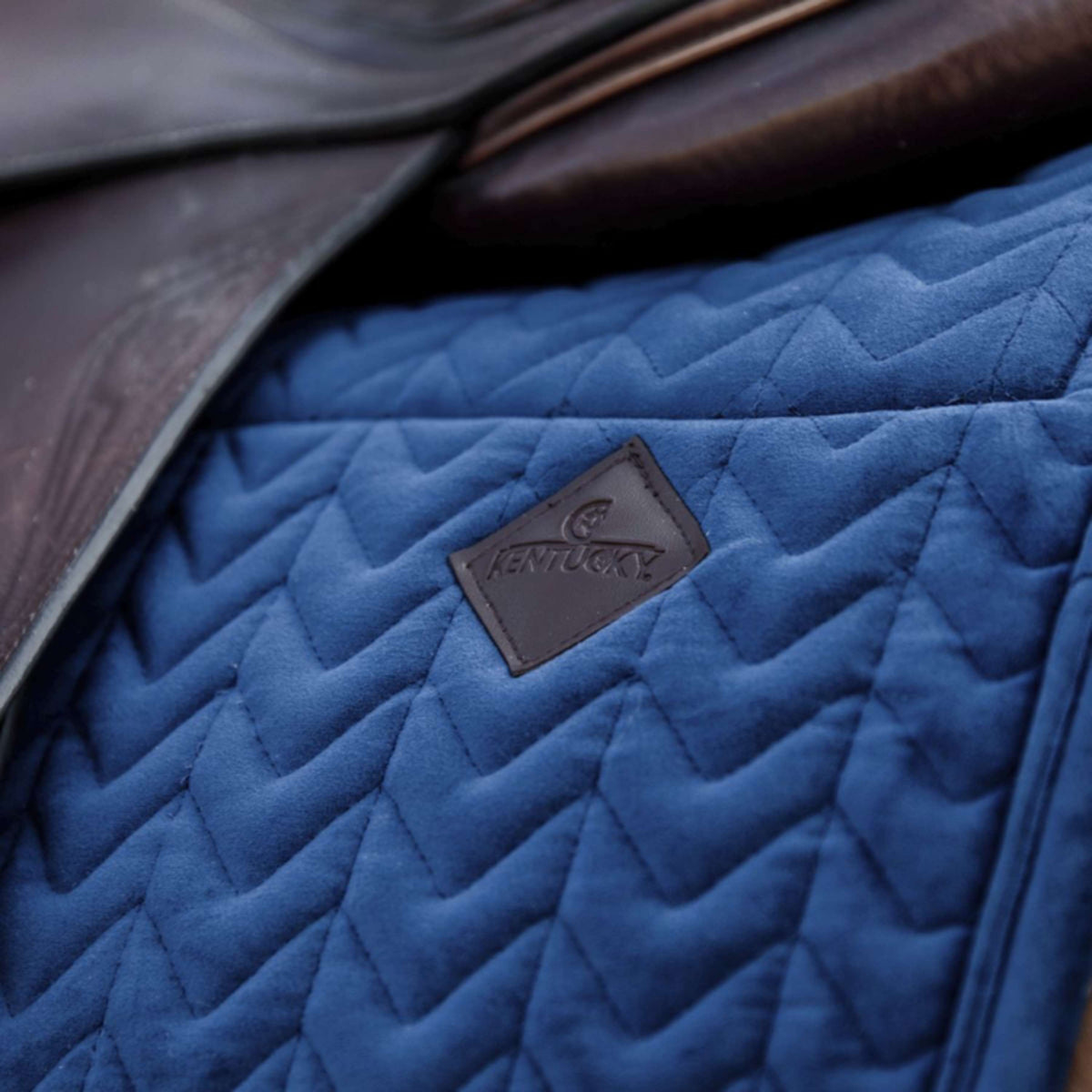 Kentucky Horsewear Sottosella Skin Friendly Velvet Springen Navy