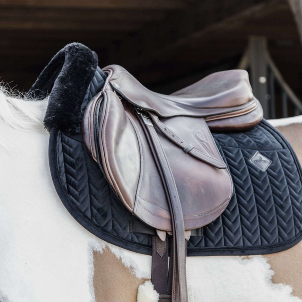 Kentucky Horsewear Sottosella Skin Friendly Velvet Saltando Nero