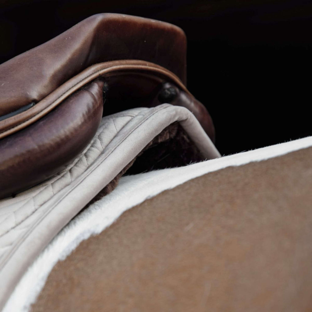Kentucky Horsewear Sottosella Skin Friendly Velvet Saltando Beige