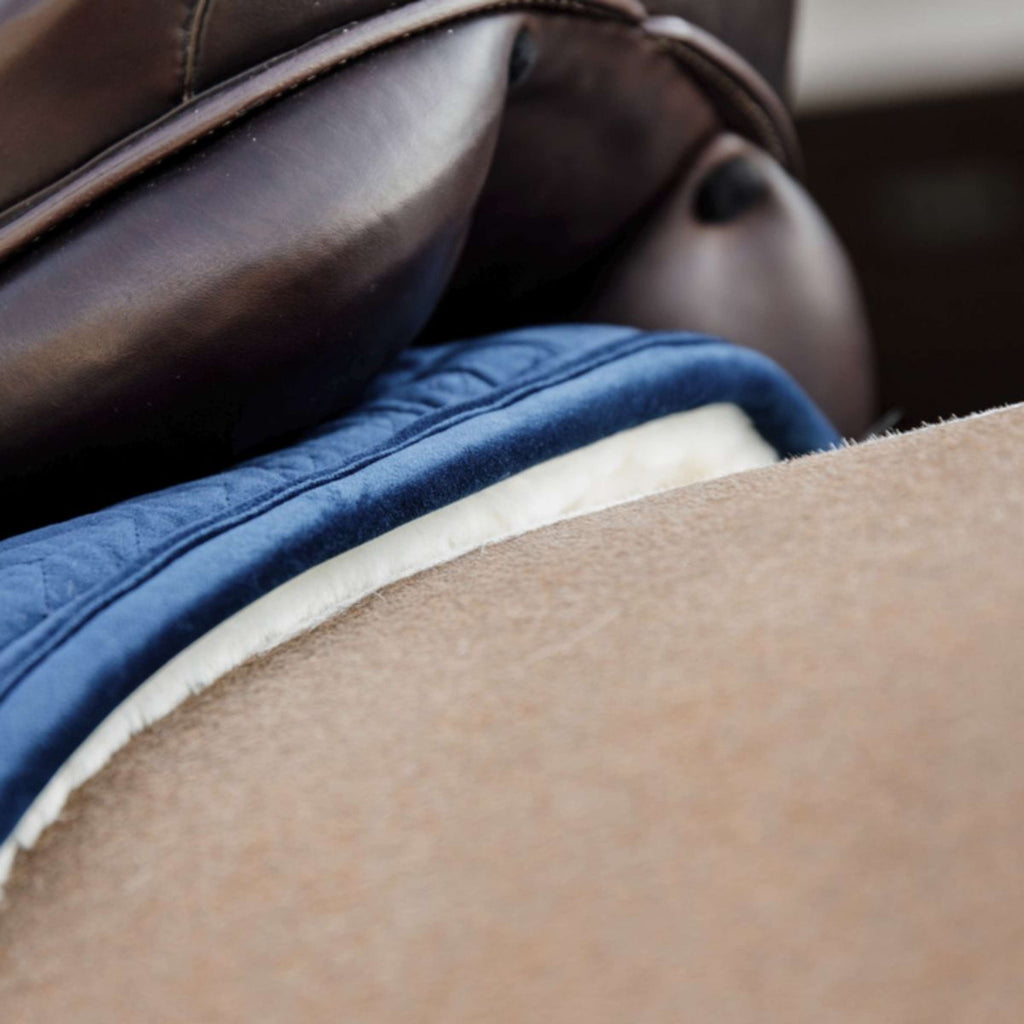 Kentucky Horsewear Sottosella Skin Friendly Velvet Dressage Navy