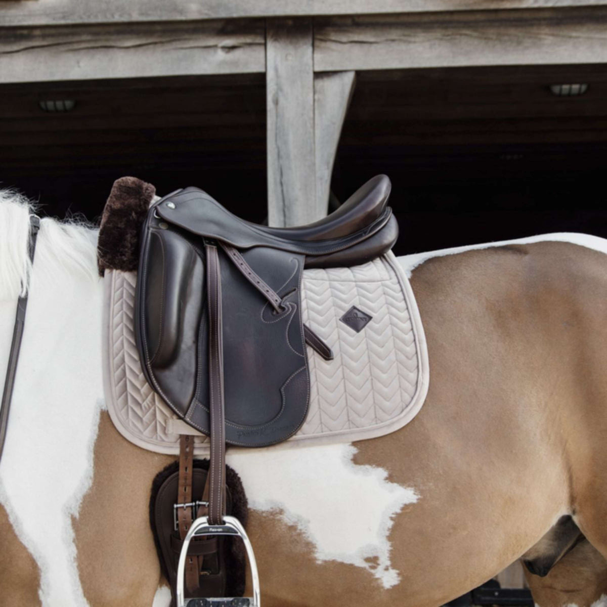 Kentucky Horsewear Sottosella Skin Friendly Velvet Beige