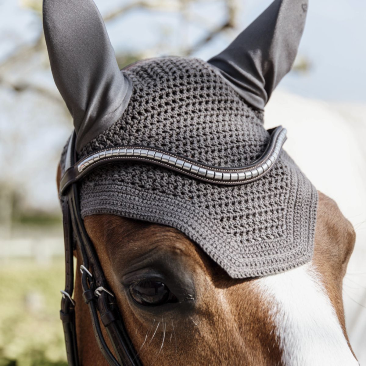 Kentucky Horsewear Copriorecchie Wellington Soundless Grigio