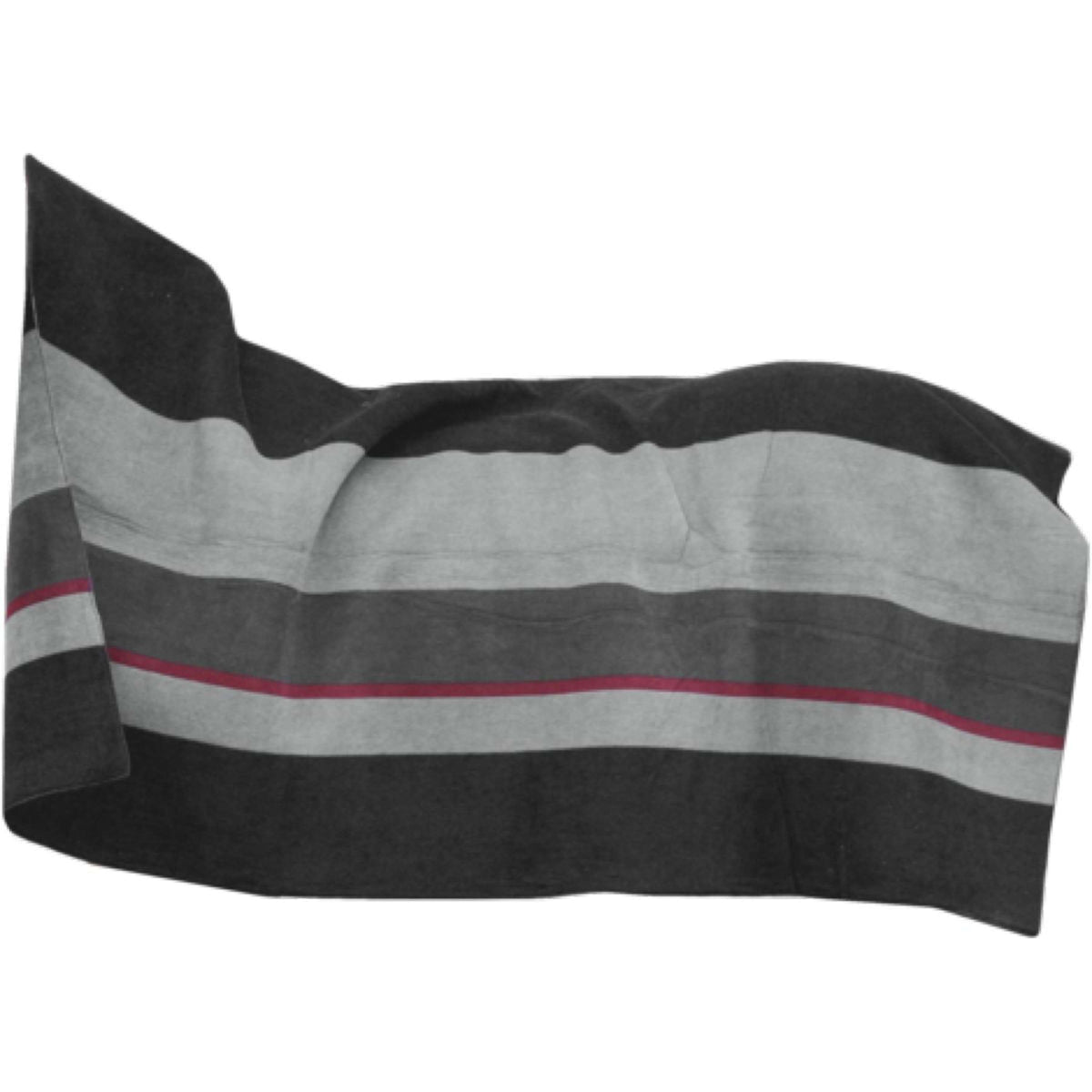 Kentucky Horsewear Coperta in Pile Heavy Square Stripes Nero/Grigio