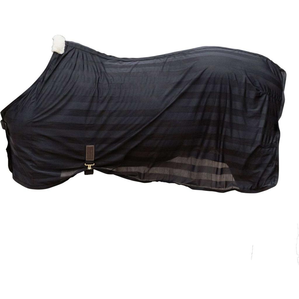 Kentucky Horsewear Coperta Antimosche Light Striped Mesh Nero