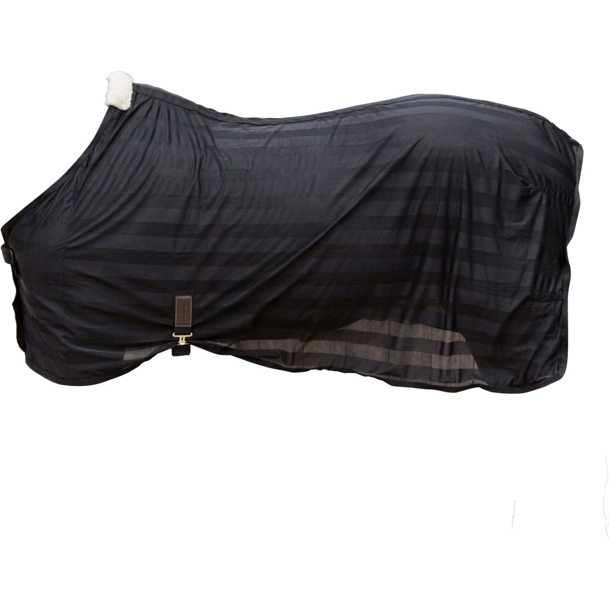 Kentucky Horsewear Coperta Antimosche Light Striped Mesh Nero