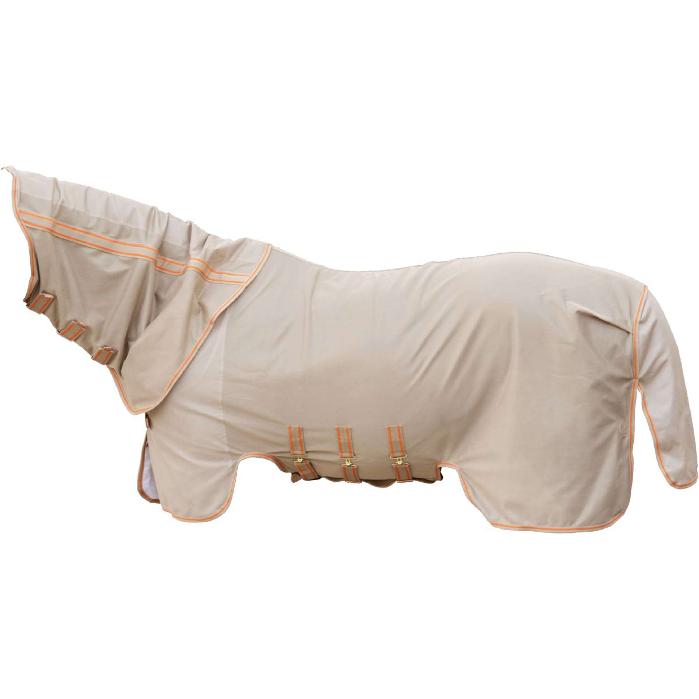 Kentucky Horsewear Coperta Antimosche Comfort Mesh Beige/Arancione Kentucky Horsewear Coperta Antimosche Comfort Mesh Beige/Arancione