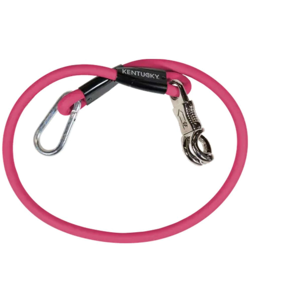 Kentucky Horsewear Corda di fissaggio Silicone Rosa