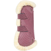 Kentucky Horsewear Stinchiere Bamboo Elastic Vegan Sheepskin Rosa Vecchia