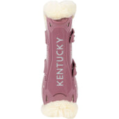 Kentucky Horsewear Stinchiere Bamboo Elastic Vegan Sheepskin Rosa Vecchia
