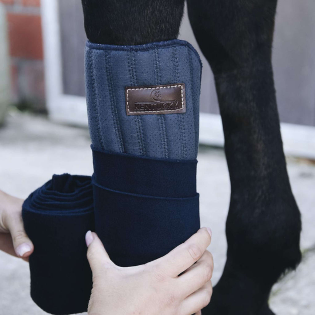 Kentucky Horsewear Tampone per bende Assorbire Navy