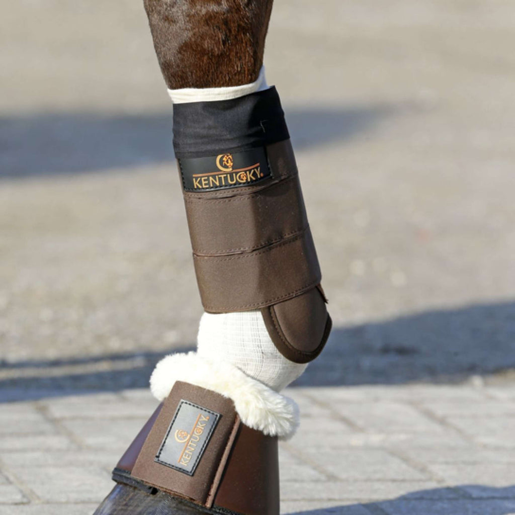 Kentucky Horsewear Calzini da equitazione Tendon Grip Beige