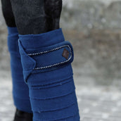 Kentucky Horsewear Bende Polar Fleece Velvet Pearls Navy