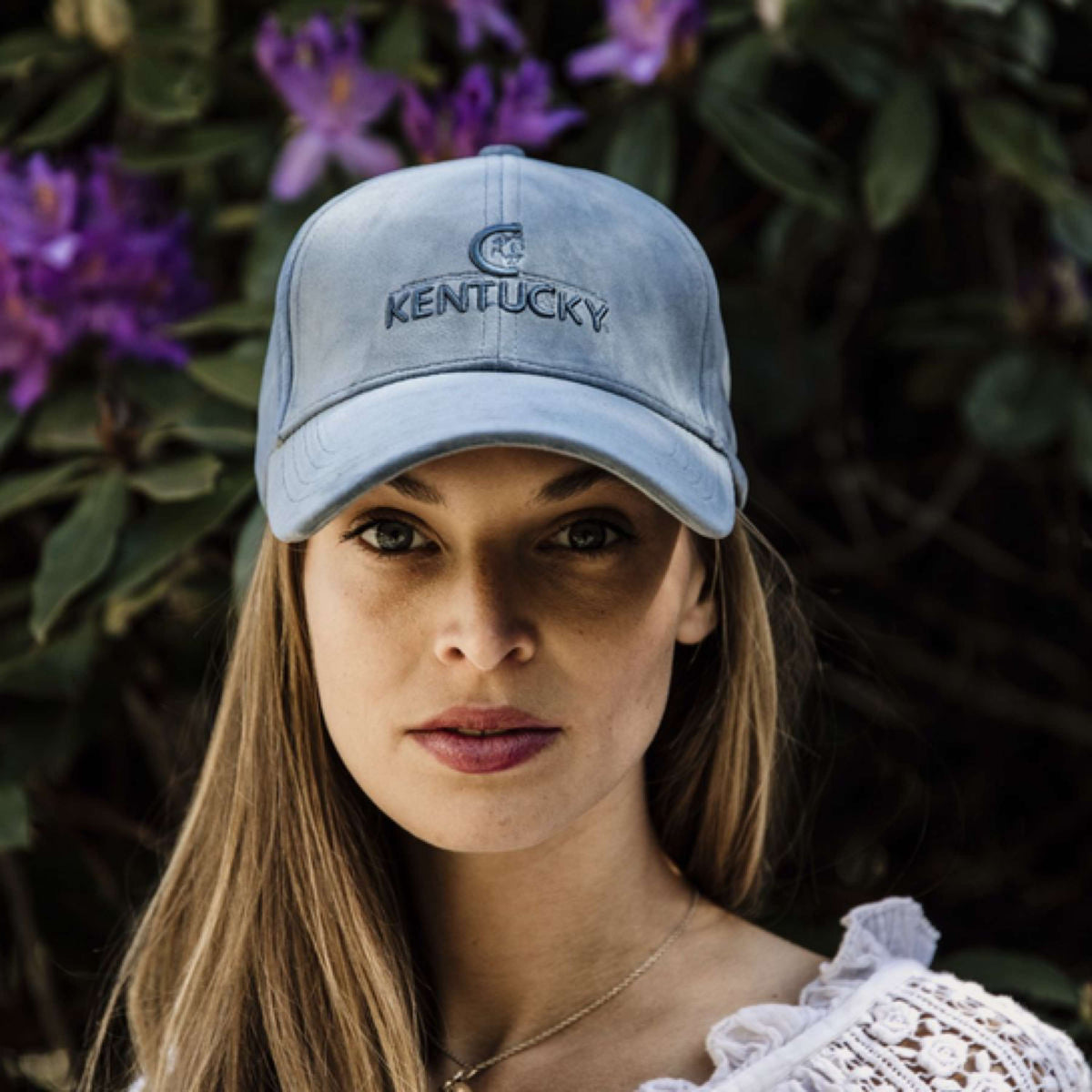 Kentucky Horsewear Cappellino Velvet Azzurro