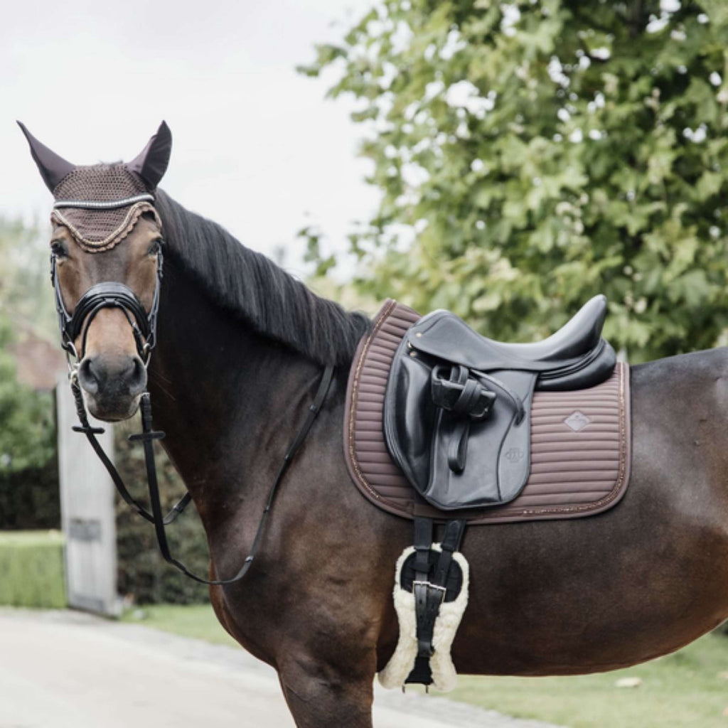 Kentucky Horsewear Sottosella da Dressage Pearls Marrone