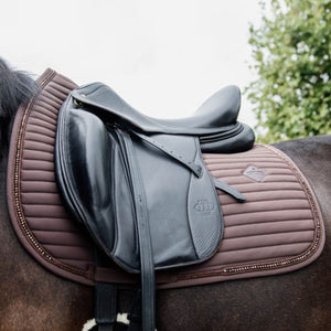 Kentucky Horsewear Sottosella da Dressage Pearls Marrone