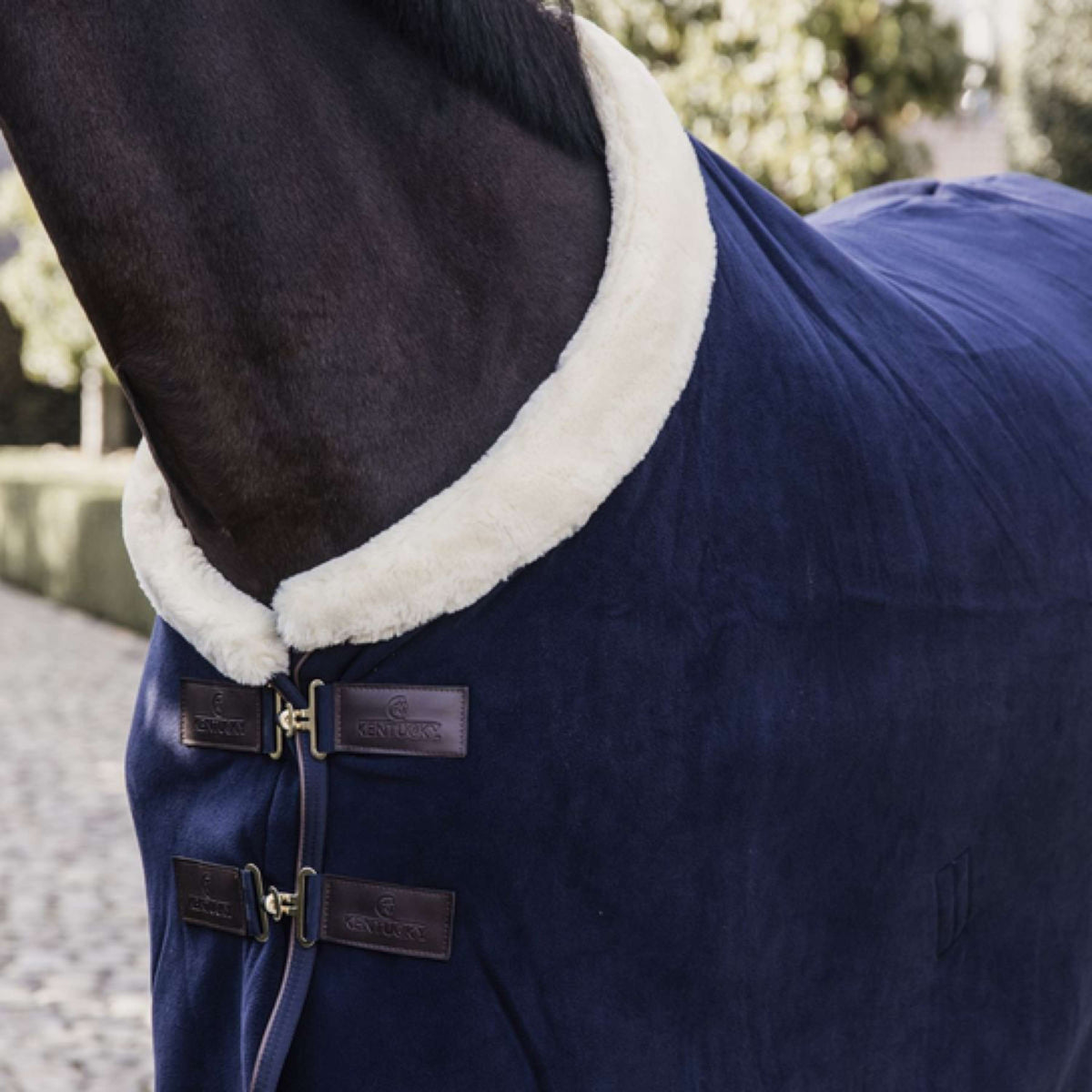Kentucky Horsewear Coperta antisudore Show Fleece Heavy Navy