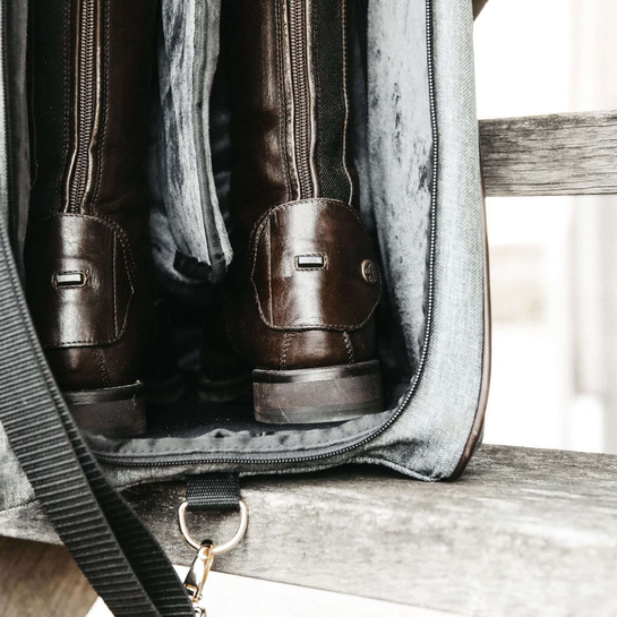 Kentucky Horsewear Borsa per Stivali Grigio
