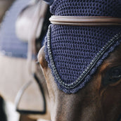 Kentucky Horsewear Copriorecchie Long Stone & Pearl Dark Navy
