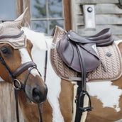 Kentucky Horsewear Cuffietta Wellington Velvet Pearls Beige