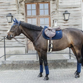 Kentucky Horsewear Cuffietta Wellington Velvet Pearls Navy