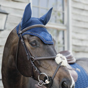 Kentucky Horsewear Cuffietta Wellington Velvet Pearls Navy