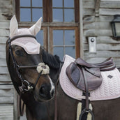 Kentucky Horsewear Cuffietta Wellington Velvet Pearls Soft Rose