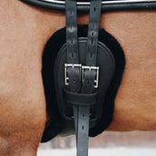Kentucky Horsewear Copricinghia Sheepskin Anatomic Short Nero
