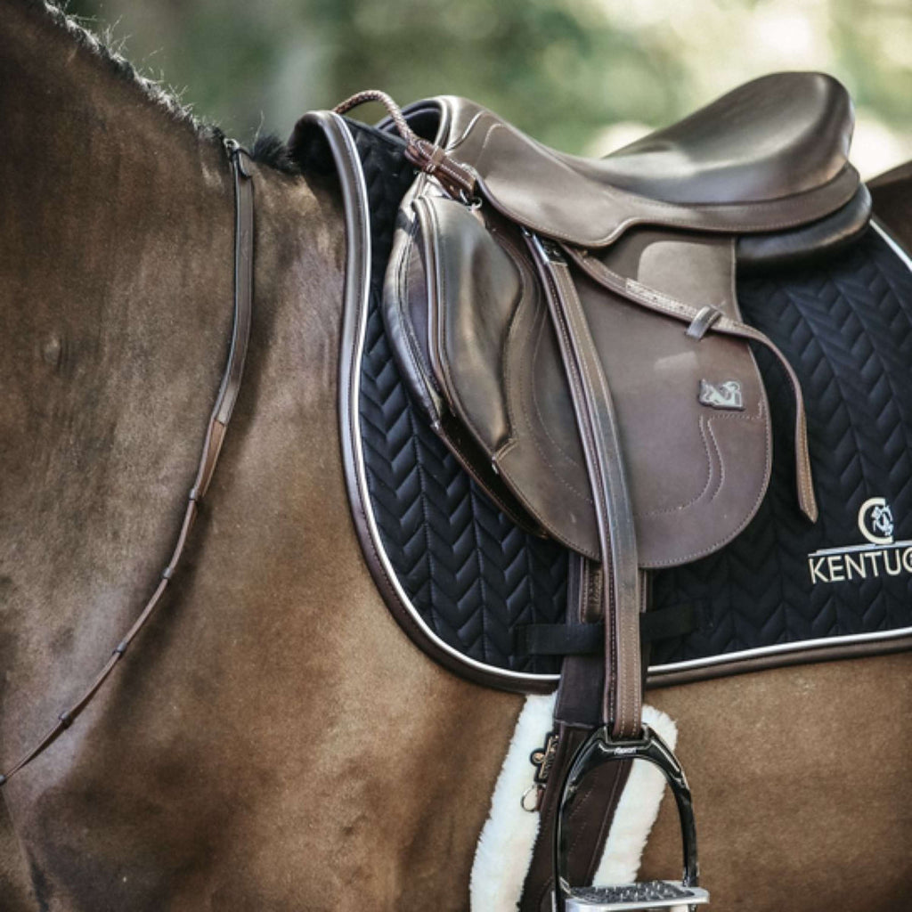Kentucky Horsewear Sottosella da Salto Fishbone Nero