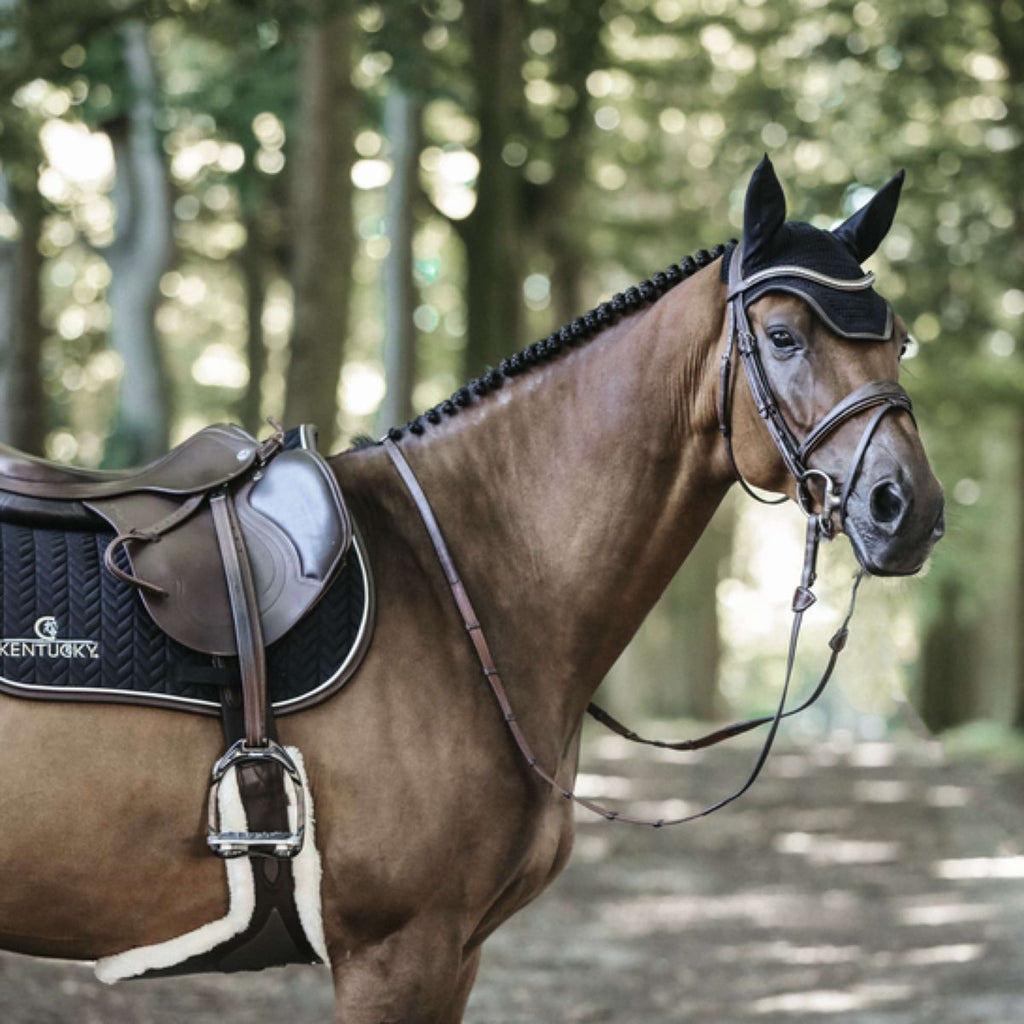 Kentucky Horsewear Sottosella da Salto Fishbone Nero