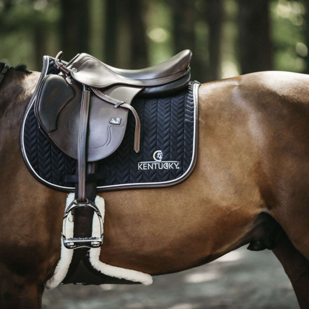 Kentucky Horsewear Sottosella da Salto Fishbone Nero