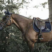 Kentucky Horsewear Sottosella a molla Fishbone Pelle Navy