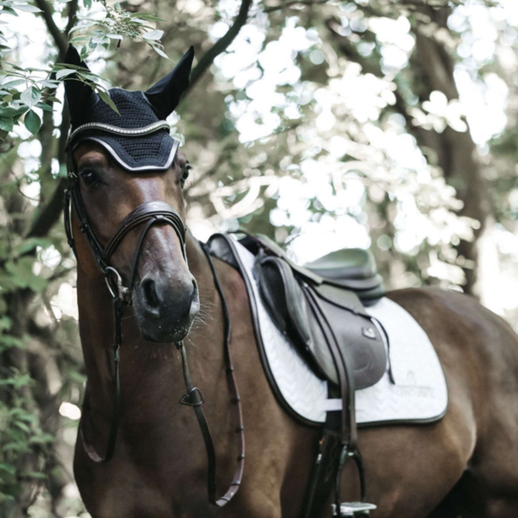 Kentucky Horsewear Sottosella da Salto Fishbone Bianco