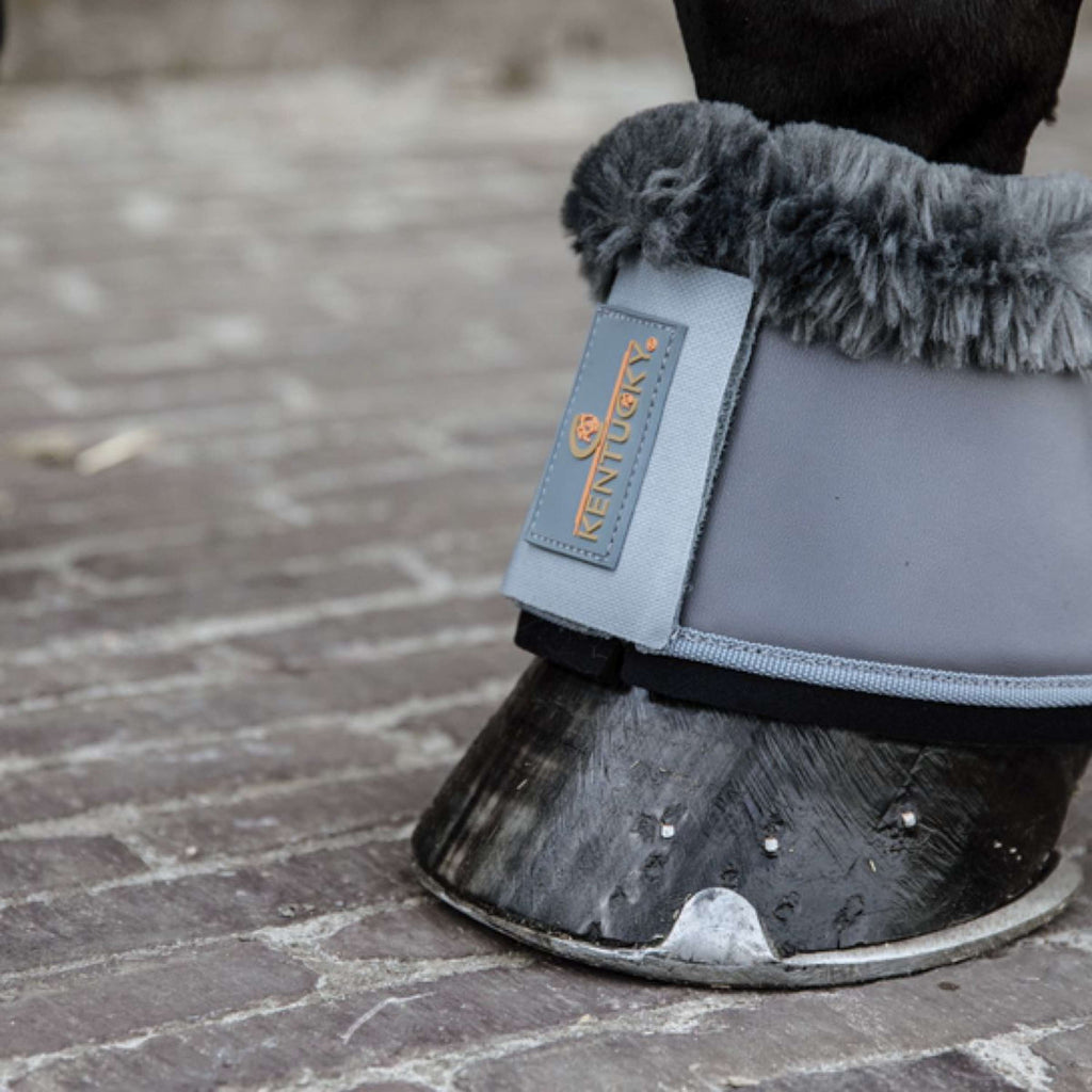 Kentucky Horsewear Stivaletti a Campana Sheeskin Leather Grigio/Grigio