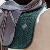 Kentucky Horsewear Sottosella Skin Friendly Velvet Dressage Pine Green