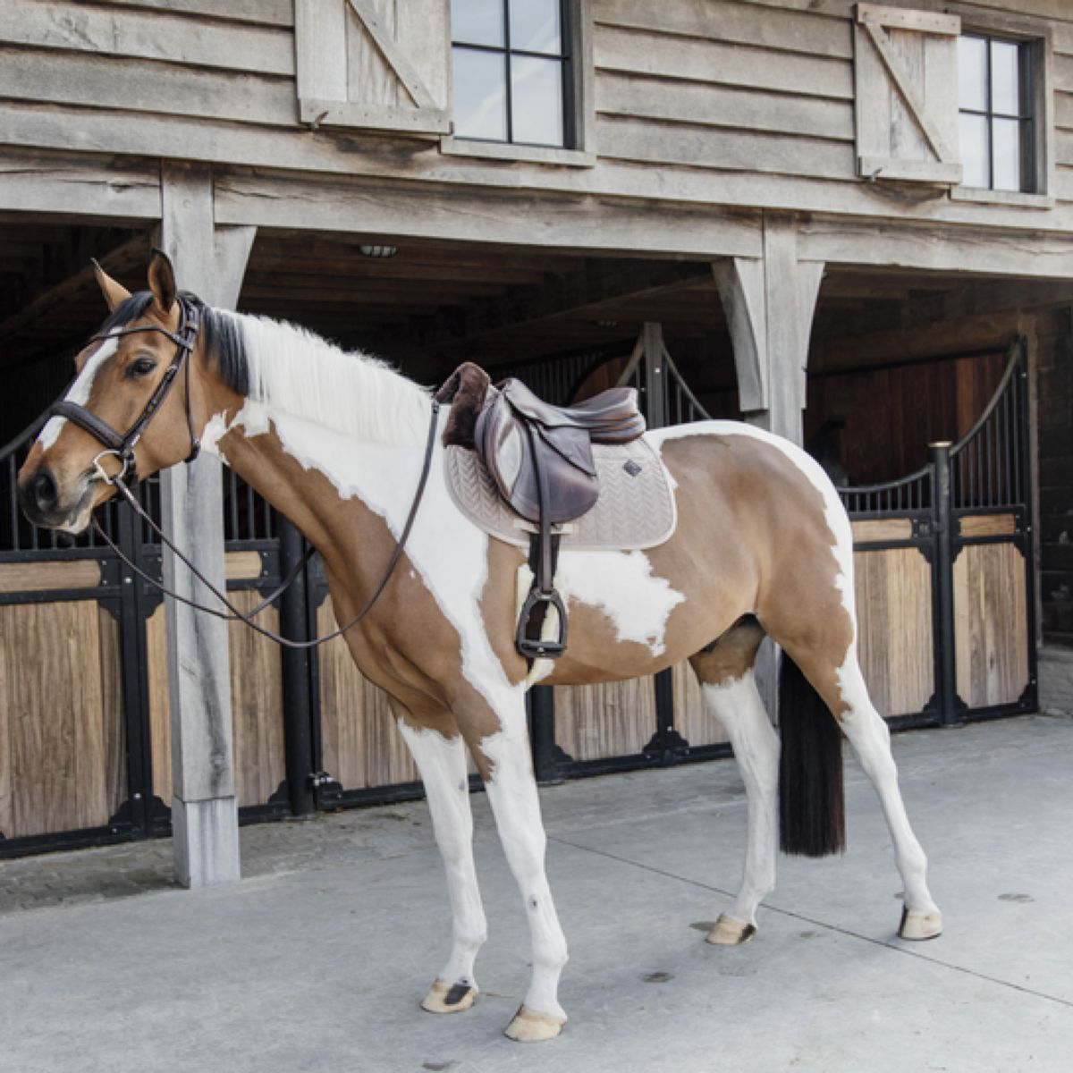 Kentucky Horsewear Sottosella Skin Friendly Velvet Springen Beige