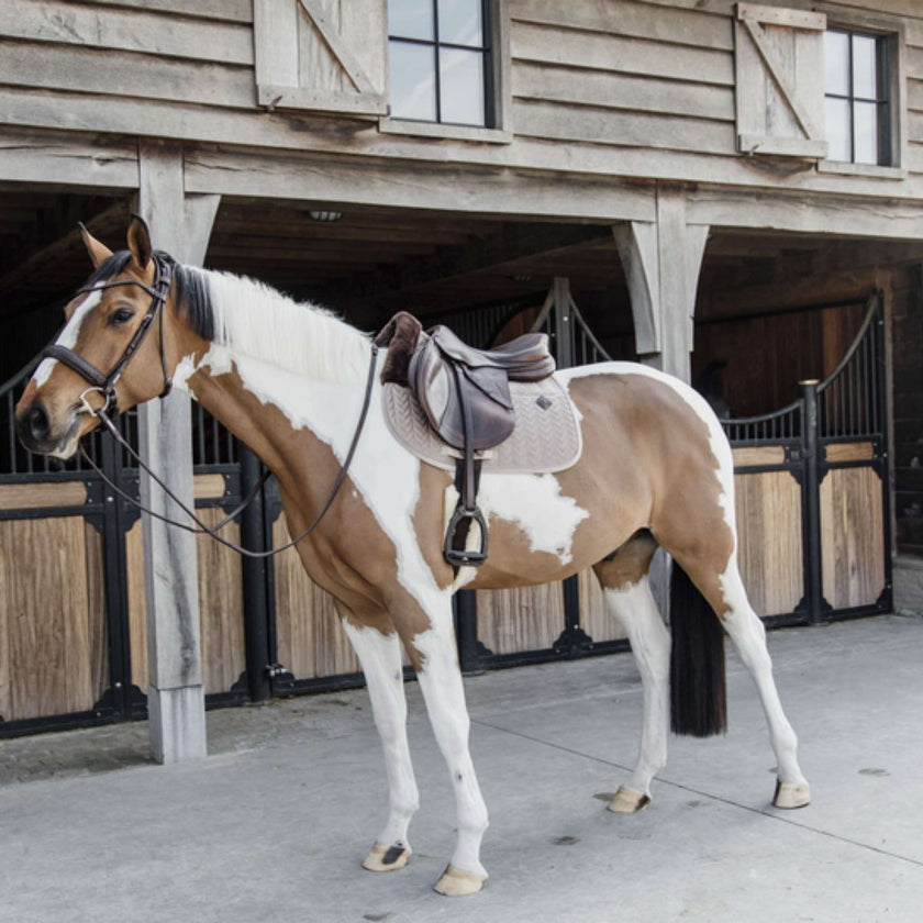 Kentucky Horsewear Sottosella Skin Friendly Velvet Saltando Beige