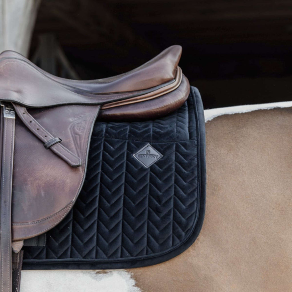 Kentucky Horsewear Sottosella Skin Friendly Velvet Saltando Nero