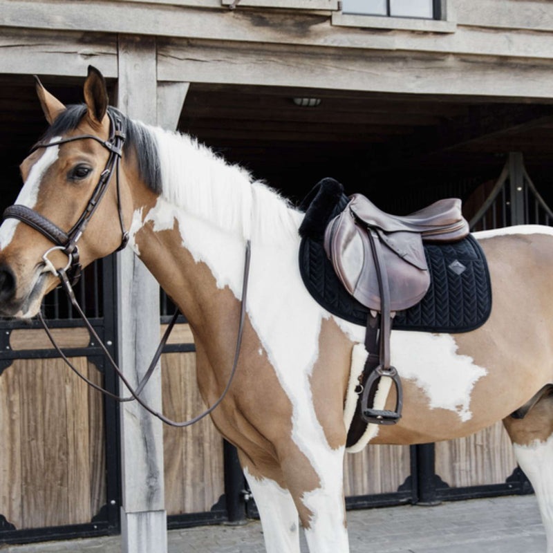 Kentucky Horsewear Sottosella Skin Friendly Velvet Saltando Nero