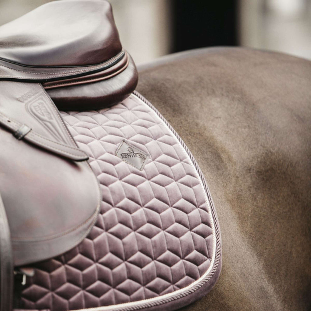 Kentucky Horsewear Sottosella Velvet Saltando Viola chiaro