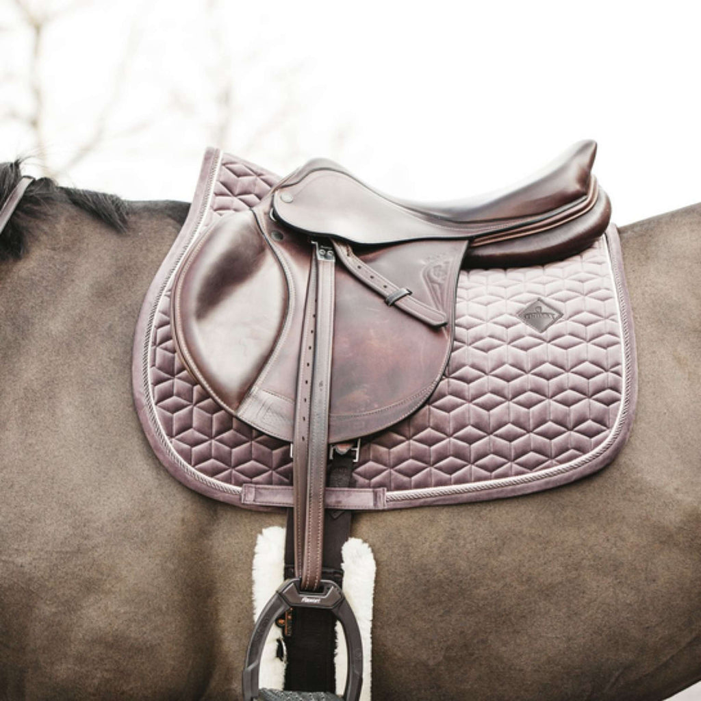 Kentucky Horsewear Sottosella Velvet Saltando Viola chiaro