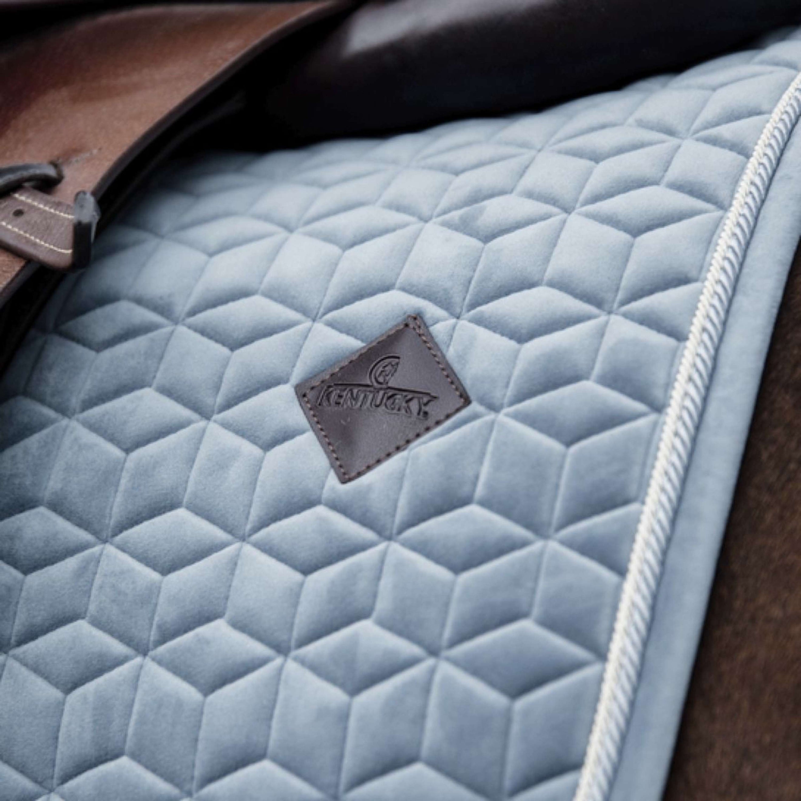 Kentucky Horsewear Sottosella da Salto Velvet Azzurro