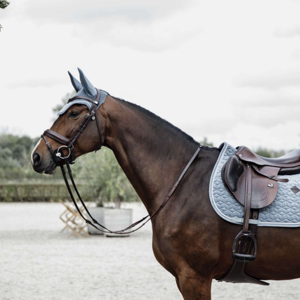Kentucky Horsewear Sottosella da Salto Velvet Azzurro