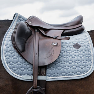 Kentucky Horsewear Sottosella da Salto Velvet Azzurro