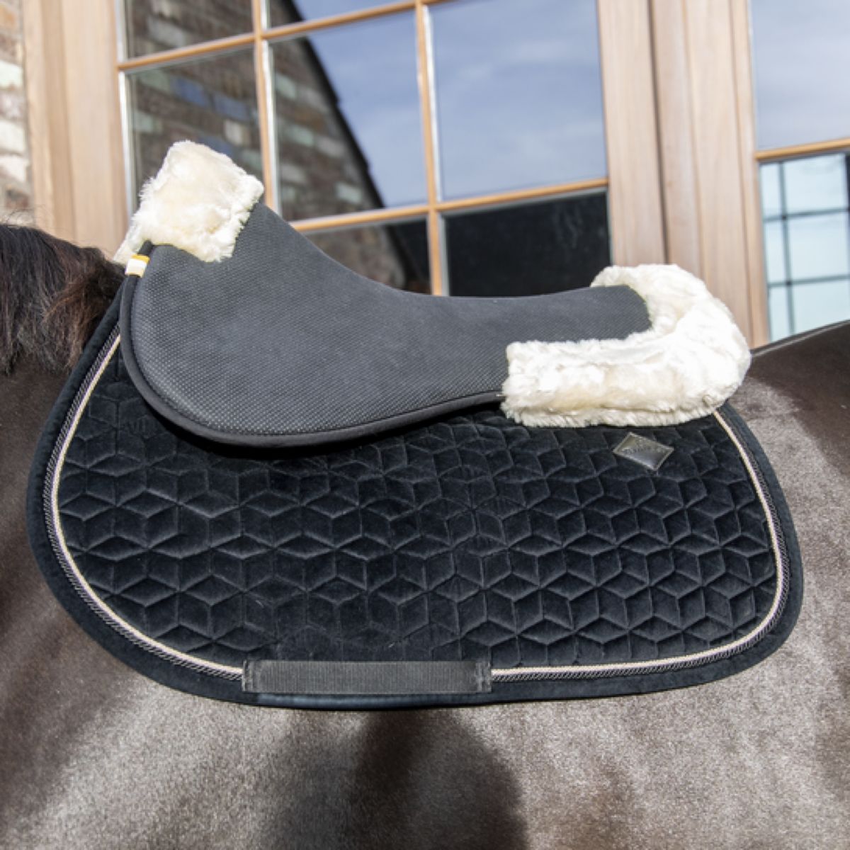 Kentucky Horsewear Sottosella Halfpad Nero/Naturale